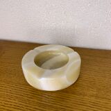 Vintage white marble ashtray