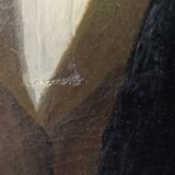 Small old portrait, oil on canvas