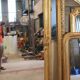 grand miroir doré Napoleon III au masque