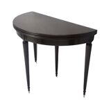 Black Walnut and Ebonized Beech Folding Table attr. to Paolo Buffa