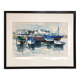 Aquarelle de Louis PARRENS ( 1904-1993).Le Guilvinec