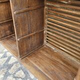 Old Burmese teak shop counter