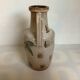 Glazed vase ceramic red flower W Germany vintage