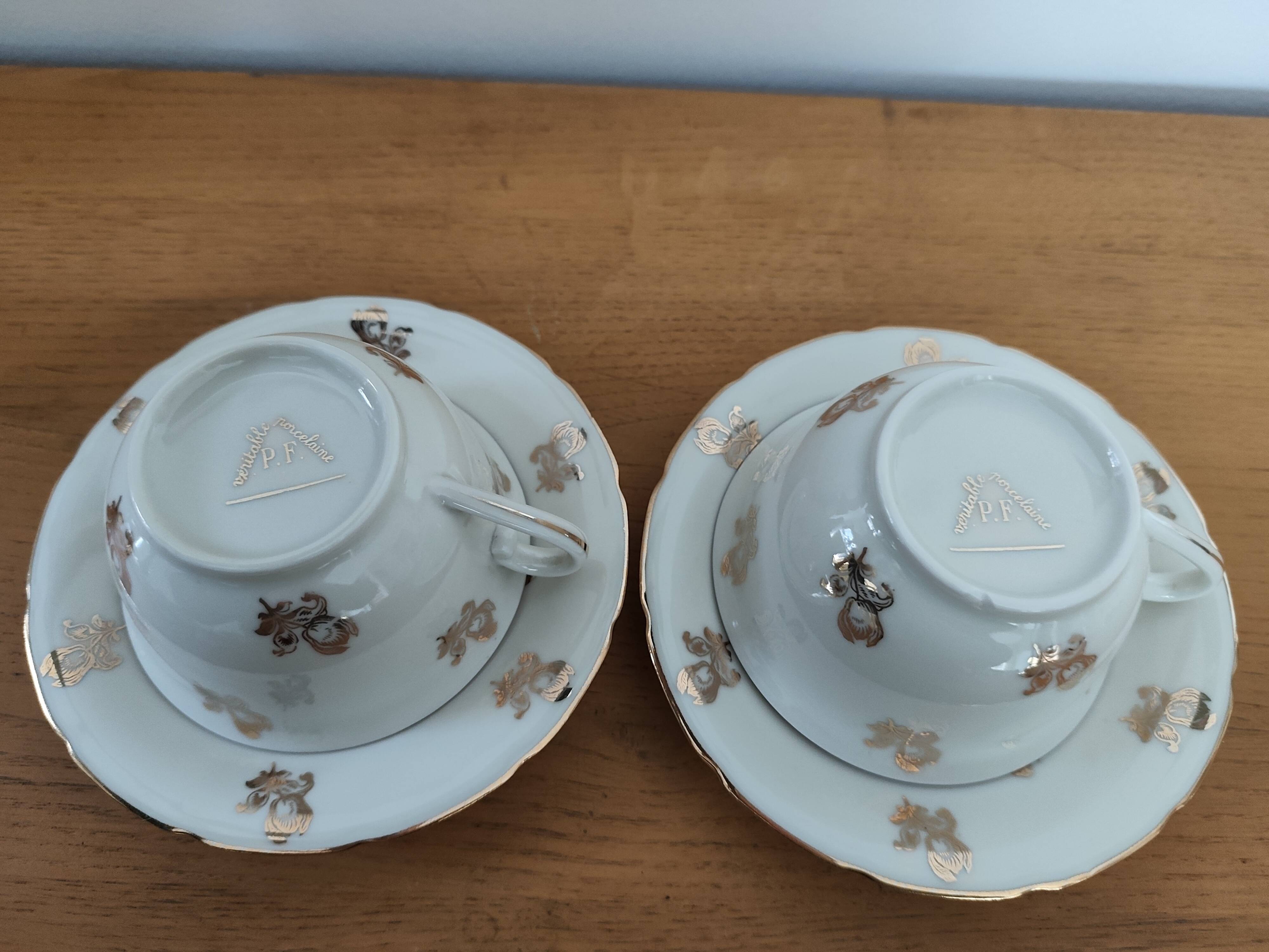 Antique porcelain lunches
