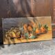 Oil painting on canvas, still life with fruit