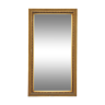 Miroir rectangulaire en bois et stuc doré