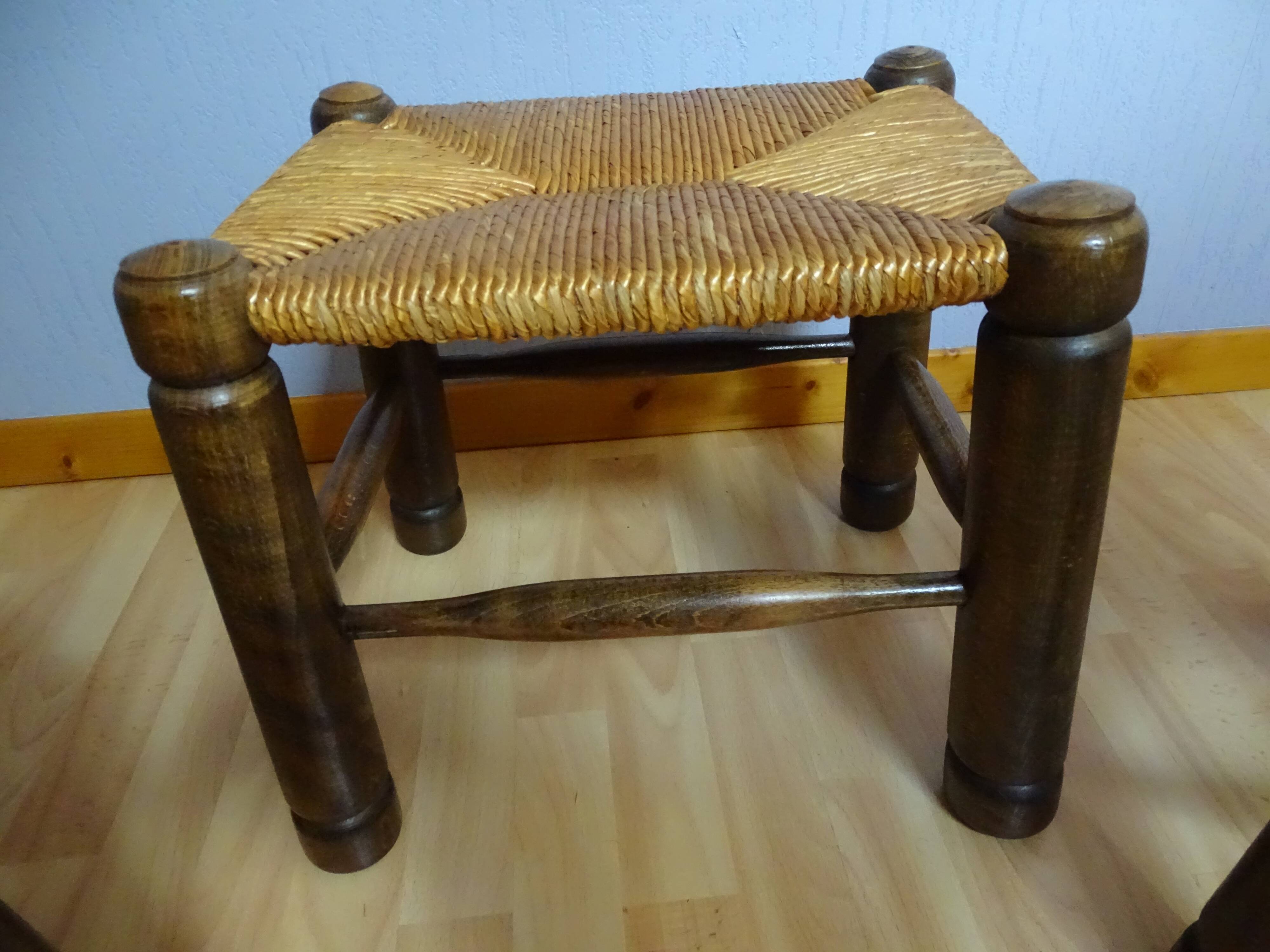 Set of three mulched stools
