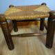 Set of three mulched stools