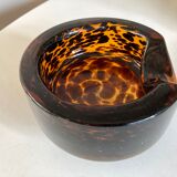 Empty glass pocket blown tortoiseshell 1970 XL