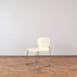 SM400K White Swing Chair by Gerd Lange for Drabert, Set of 4, 1980s