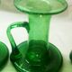 Lot de 6 bougeoirs en verre soufflé