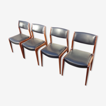 Set de 4 chaises vintage