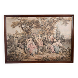Vintage Framed Wall Tapestry