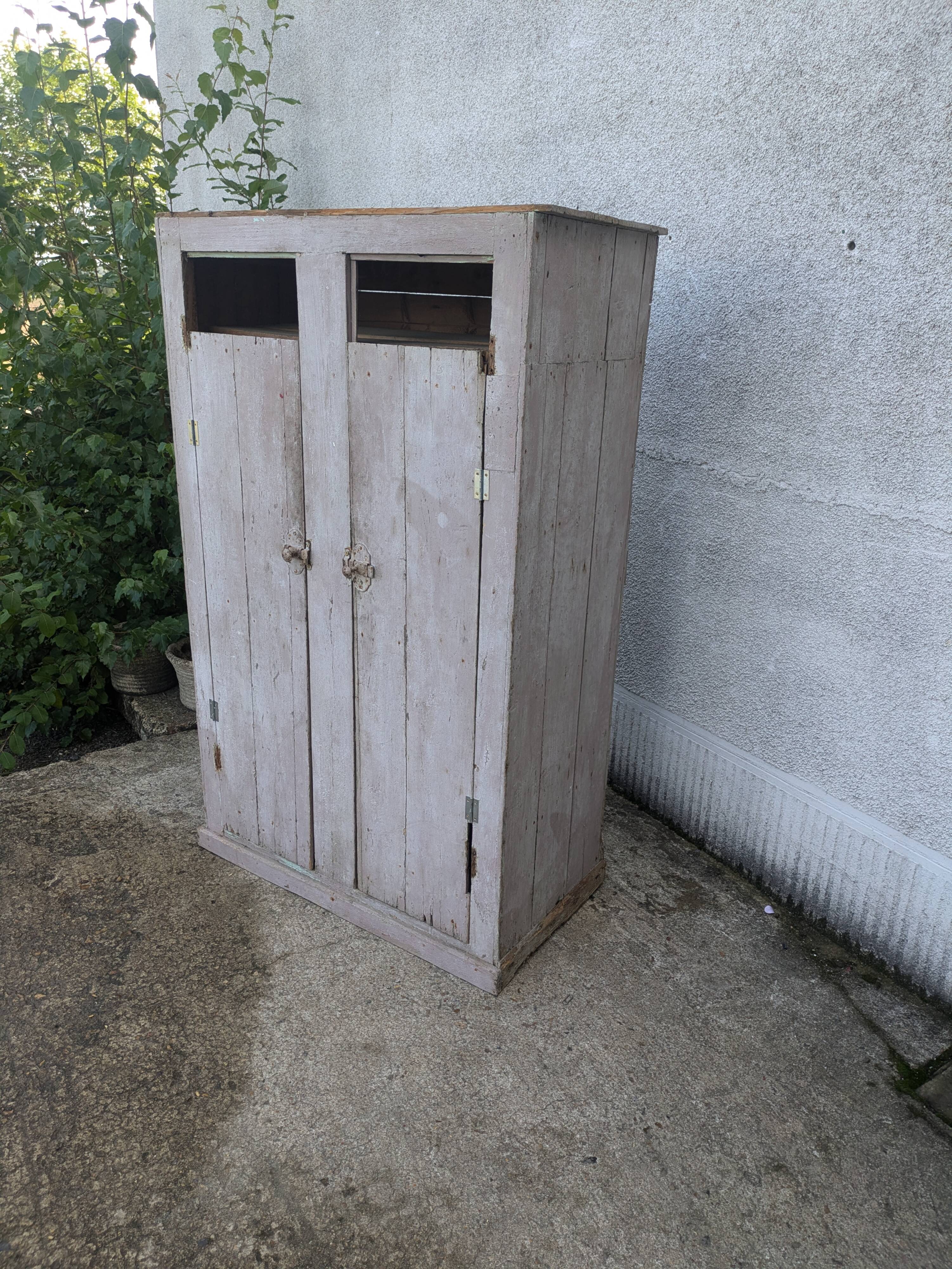 Small patinated cabinet