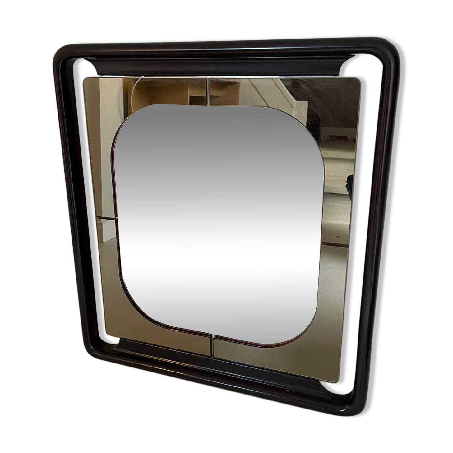 Square mirror, 1970s