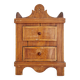 Bedside table, antique piece of furniture with drawers