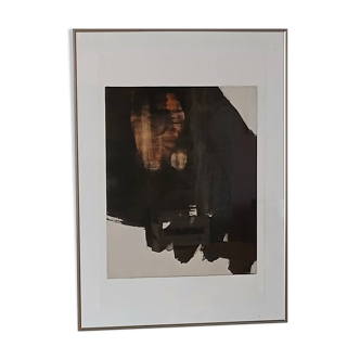 Pierre Soulages after Painting June 1, 1964