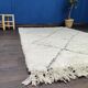 Tapis berbere beni ouarain à losanges creux