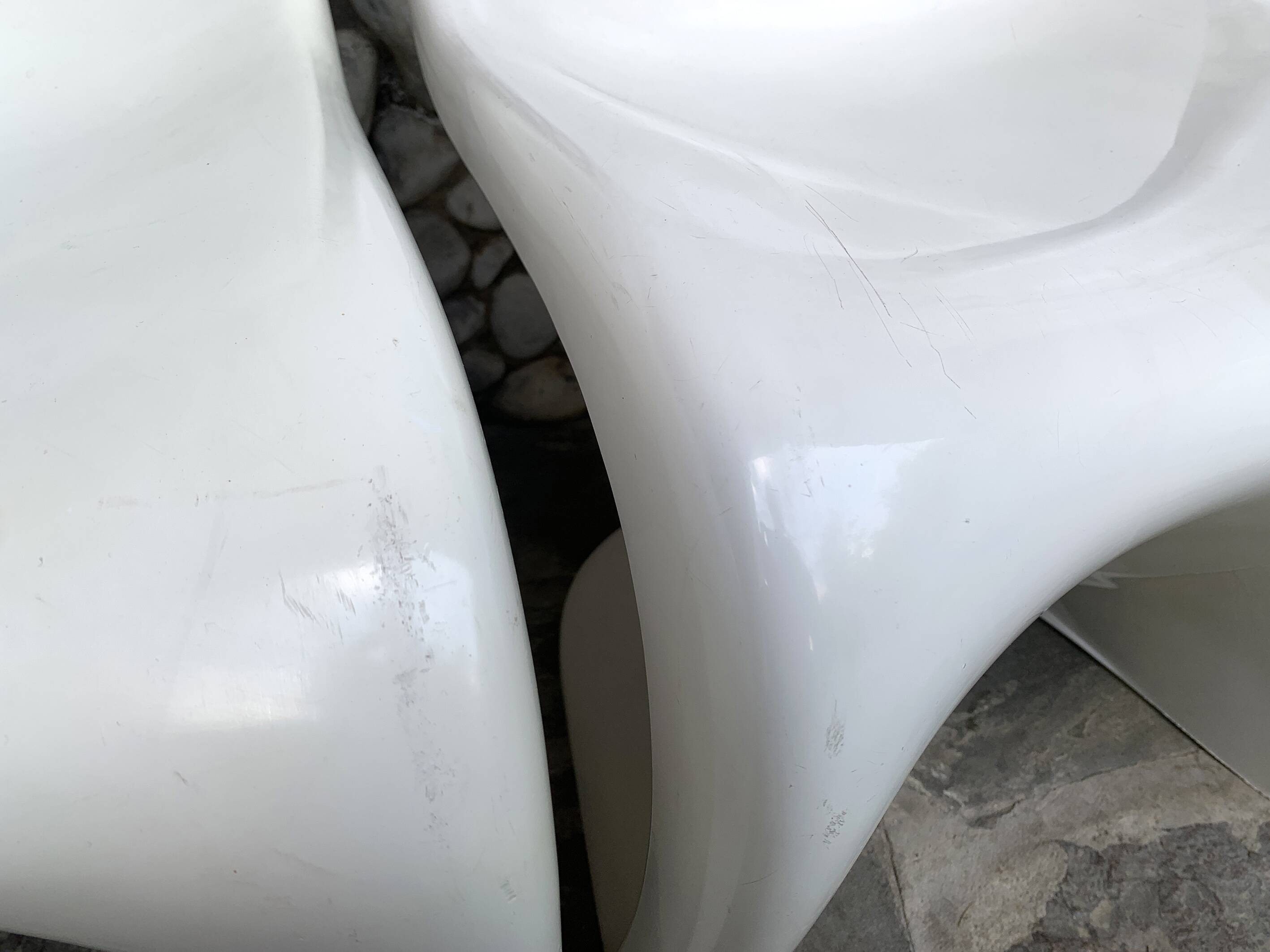 S chairs by Verner Panton for Herman Miller Fehlbaum Production, series of 4