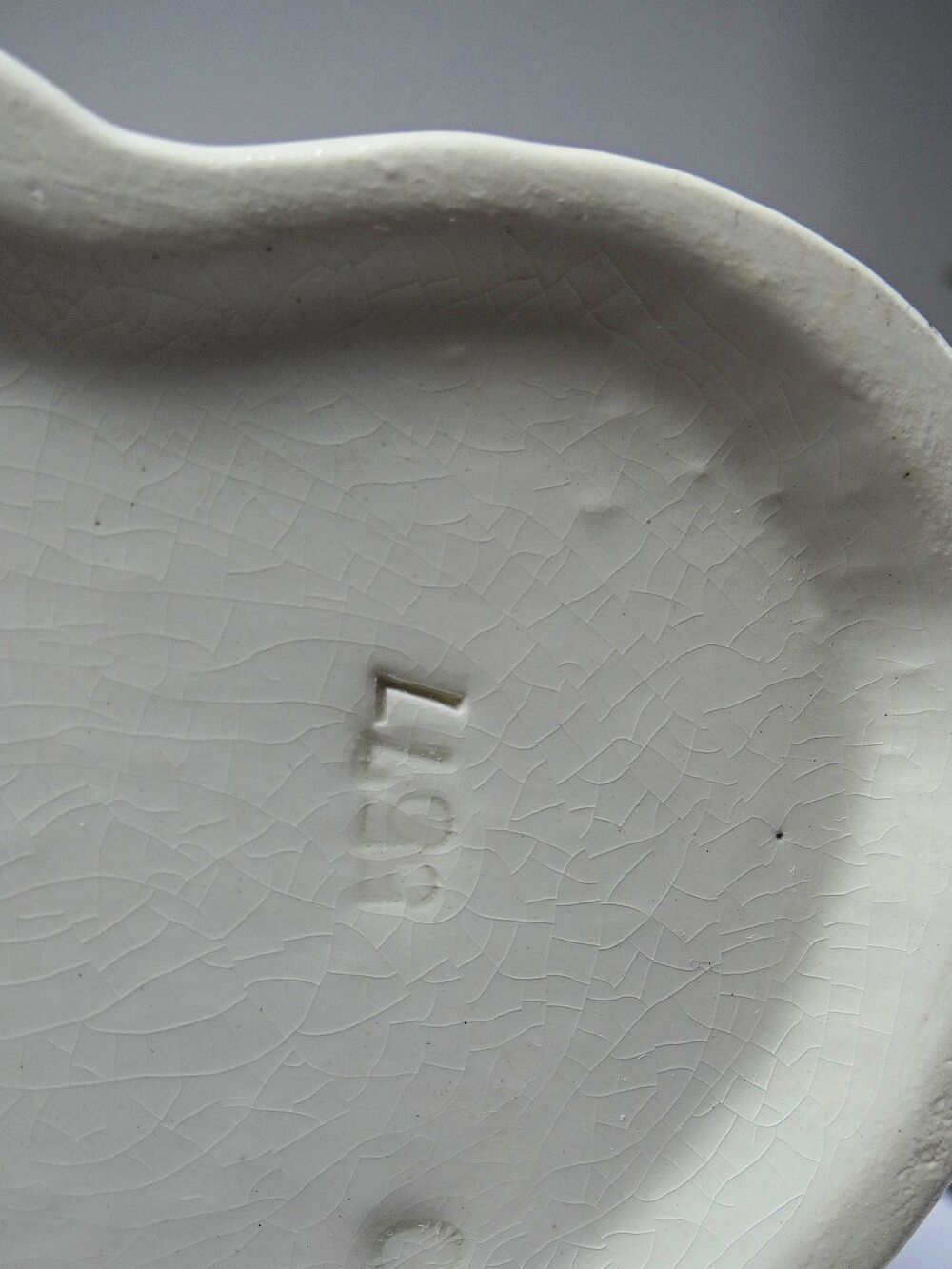 Very rare large faience bust from Sarreguemines, antique Art Deco.