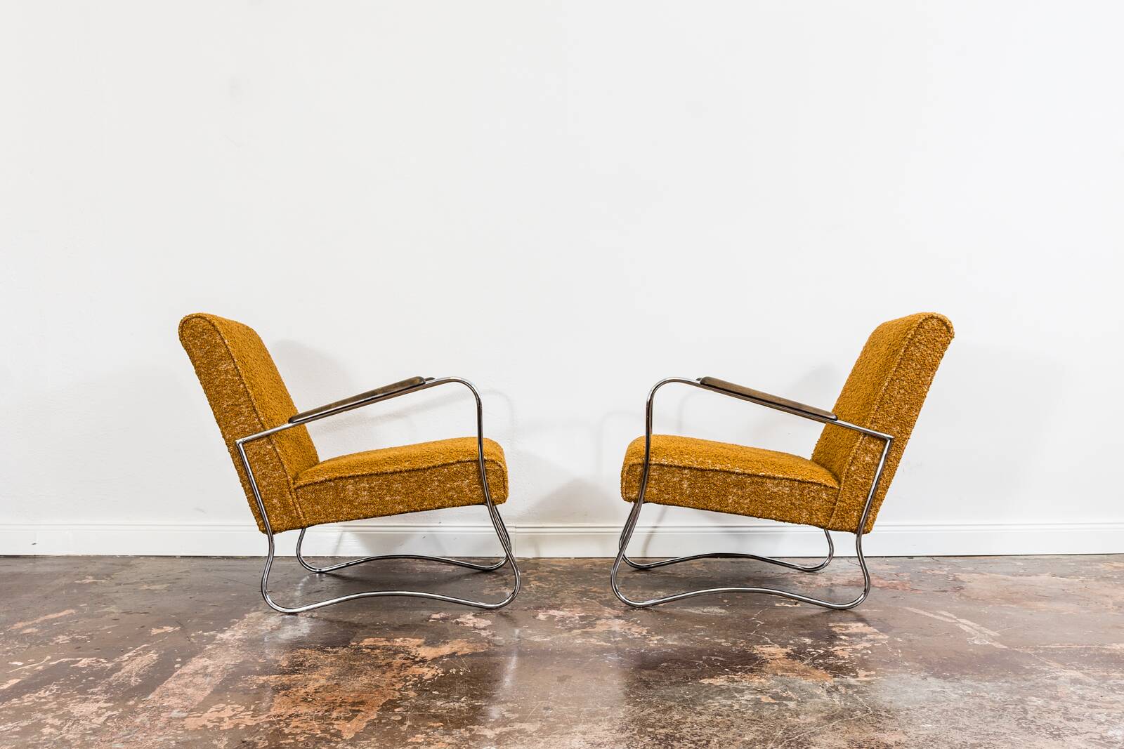 Fauteuils de style Bauhaus, années 1950, Pologne