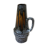 Flamed vase - West german fat lava