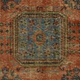 Turkish Anatolian Handmade Vintage Area Rug 356 cm x 93 cm