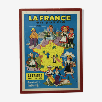 Puzzle carte de France