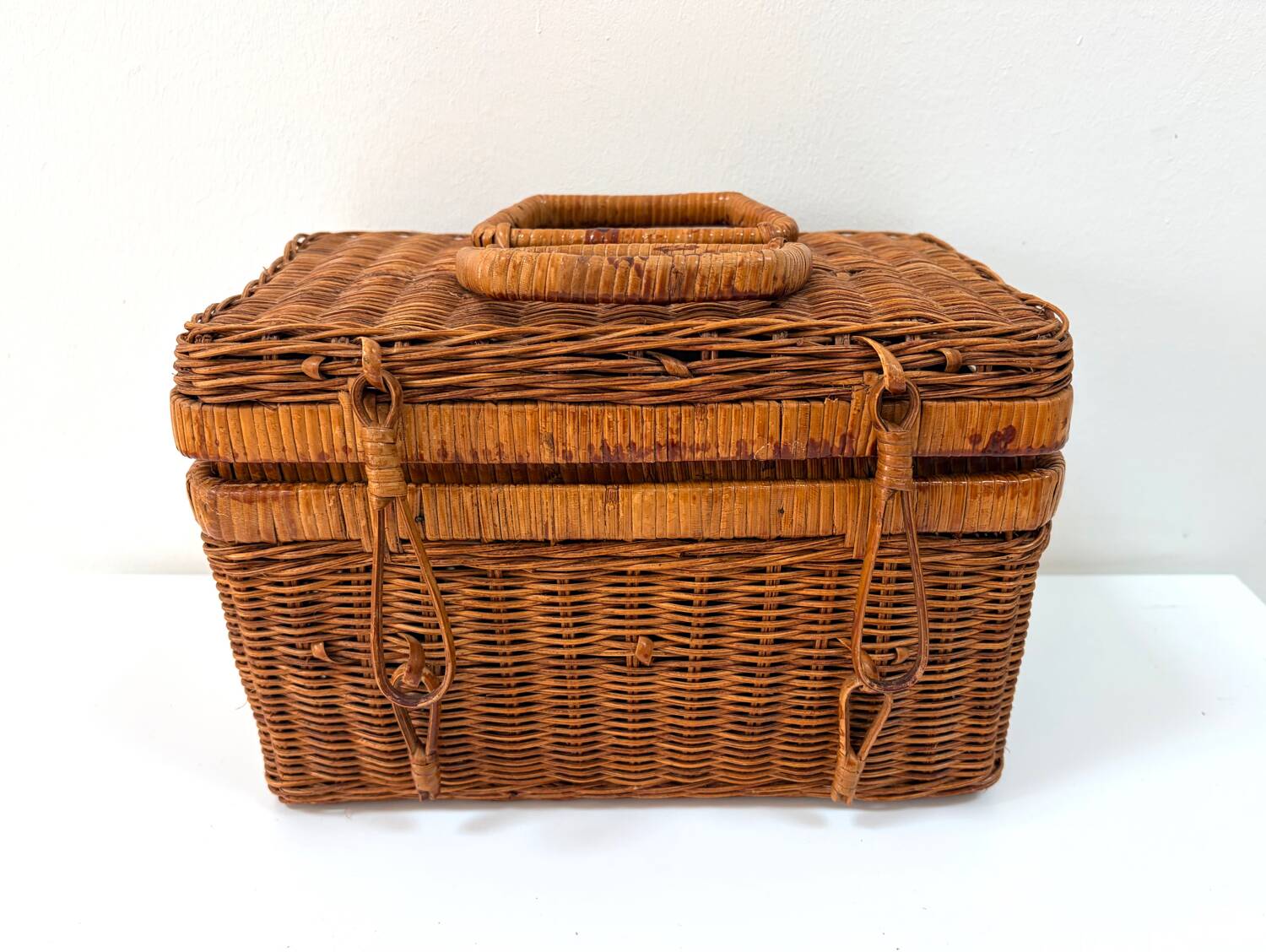 Rattan basket, 1960s