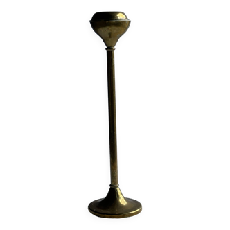 Tall gold metal candle holder H;25.5