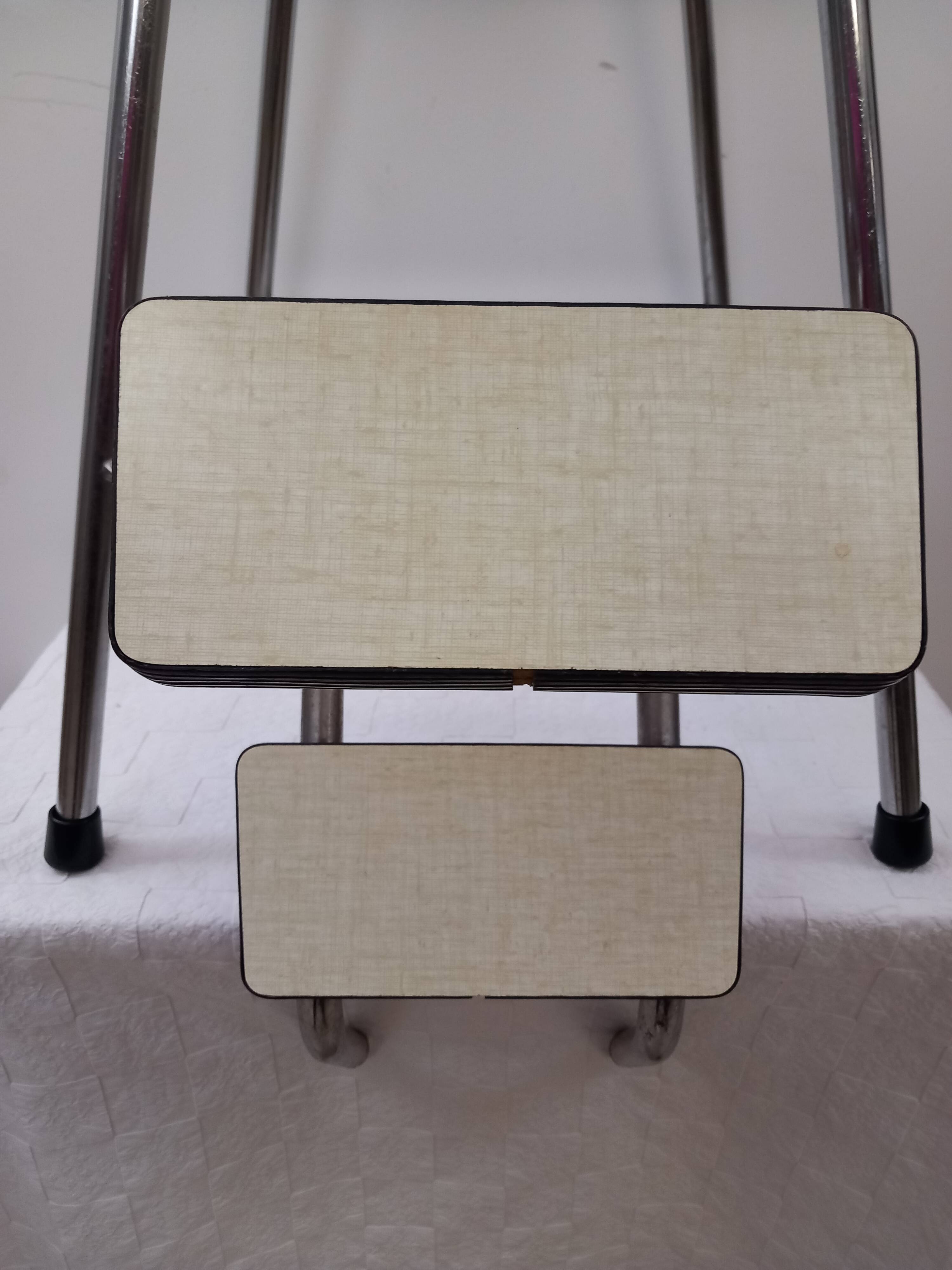 Formica step stool, vintage.