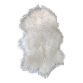 White Mongolian lambskin