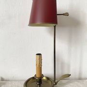 Metal hot water bottle lamp with one fire