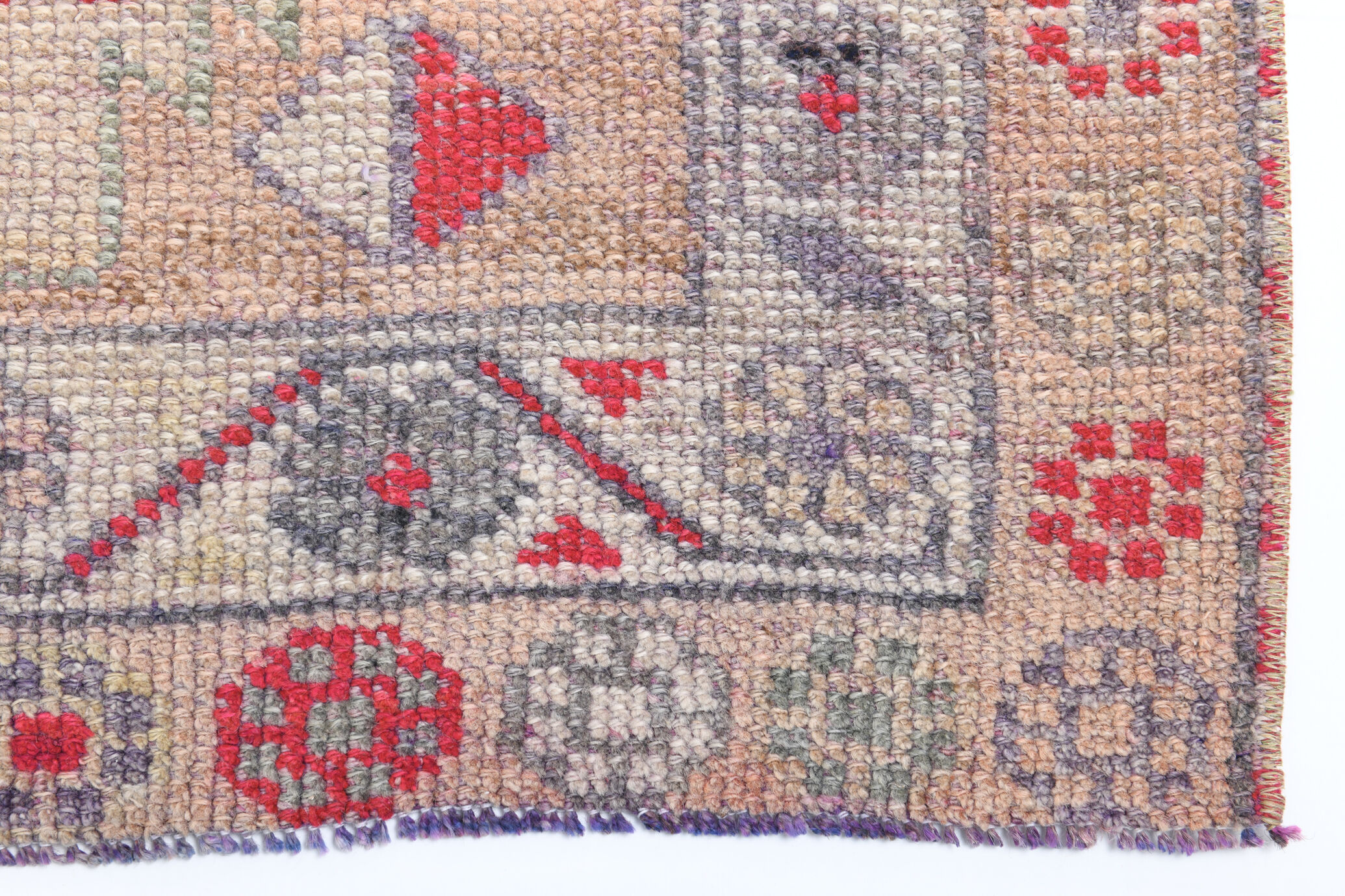 3x10 Turkish vintage runner rug, 80x292cm