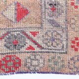 3x10 Turkish vintage runner rug, 80x292cm