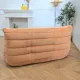 Togo 2-seater sofa by Michel Ducaroy - Apricot