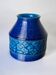 Blue ceramic vase by Aldo Londi for Bitossi, Italy, 1960s