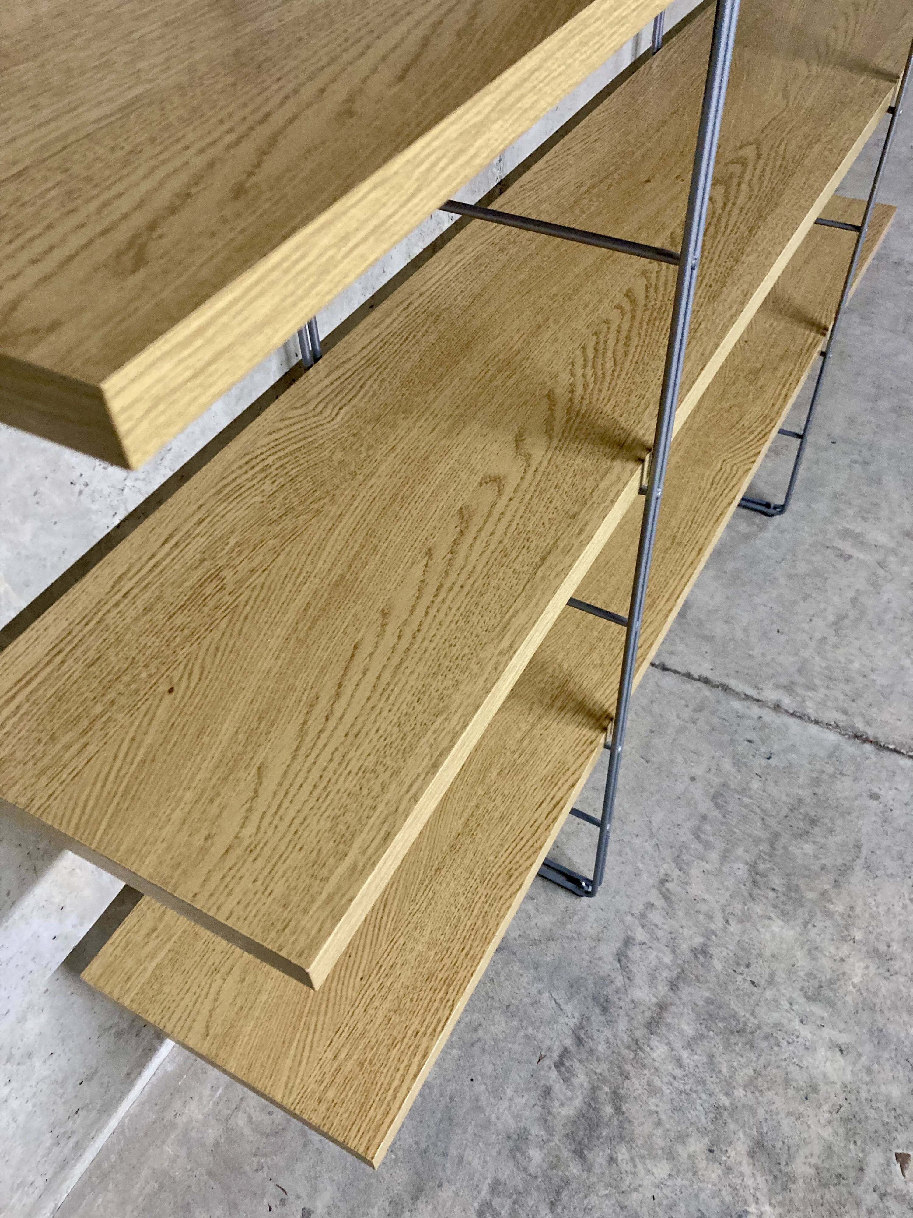 Enetri shelving system vintage oak Niels Gammelgaard for Ikea