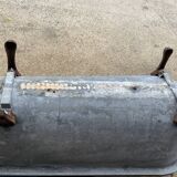 Ancient zinc bathtub