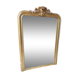 Mirror with fronton Napoleon III 98x143cm