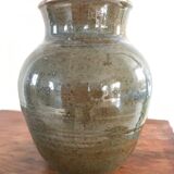 Vintage vase in enamelled ceramic