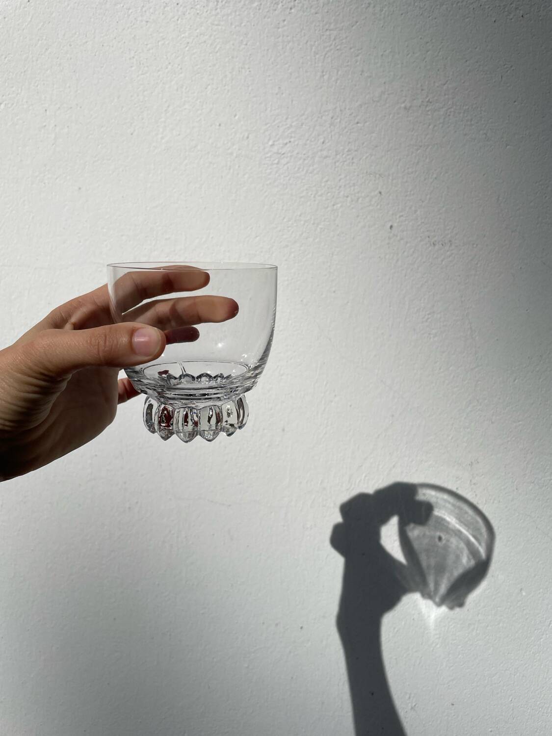 6 crystal glasses