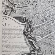 Plan of Paris in the eighteenth century in 20 plates after Turgot, 1900