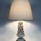 Pair of ceramic table lamps by Manises Spain 1960