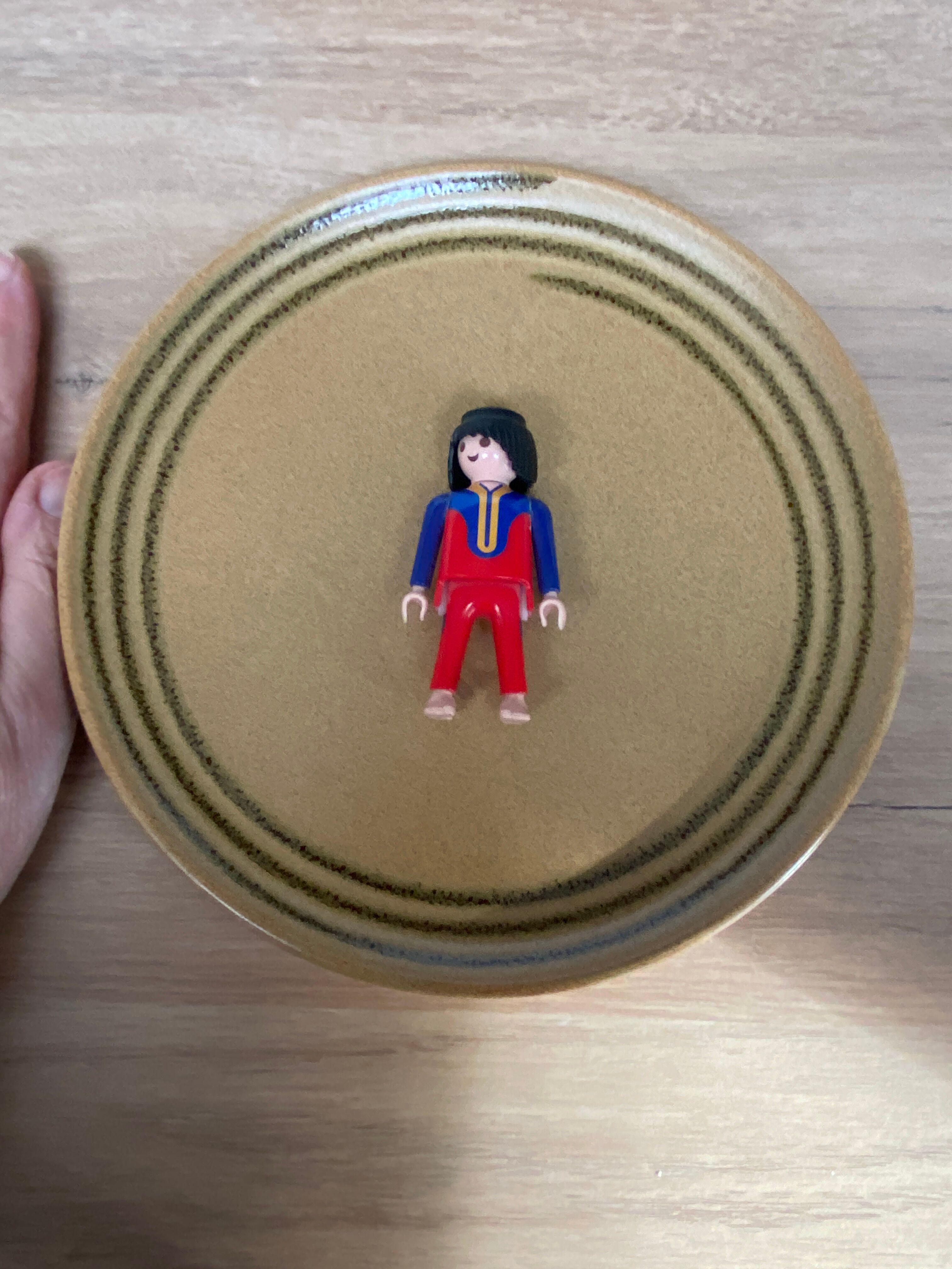 Set de 8 assiettes à dessert en grès Sarreguemines