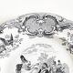 Assiette parlante de Gien Les Russes en Turquie l'Ours