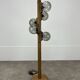 Temde Leuchten brutalist floor lamp, wood, 1970s