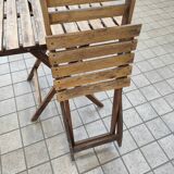Folding table and chair