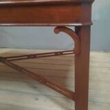 Rectangular mahogany coffee table