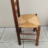 Vintage straw chair